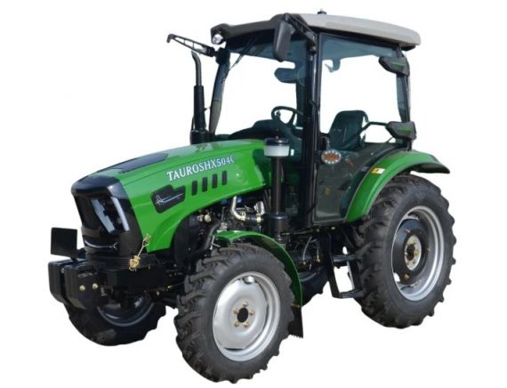 Malotraktor Tauros HX504: Čtyřválcový motor a silná hydraulika pro každé použití HX504: Univerzální pomocník do zemědělství i komunální údržby