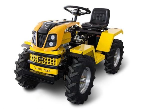 Tauros ZX18: Univerzální kloubový malotraktor pro vaši zahradu Pohodlí a bezpečnost při práci: malotraktory Tauros